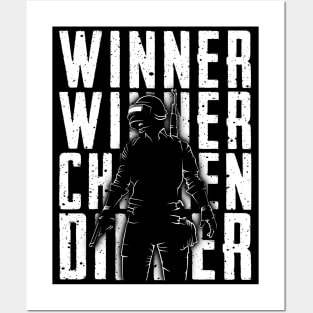 Winner winner chicken dinner 2 PUBG Posters and Art